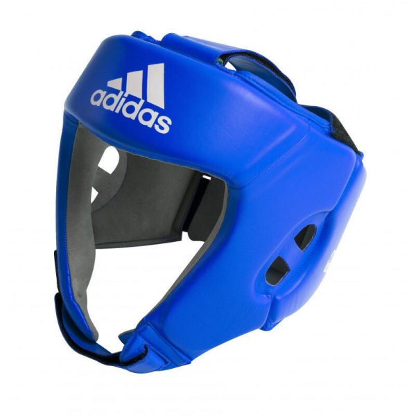 Adidas hoofdbeschermer blaauw