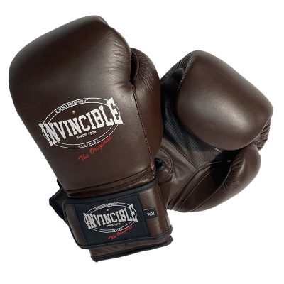Invincible kick bokshandschoenen bruin