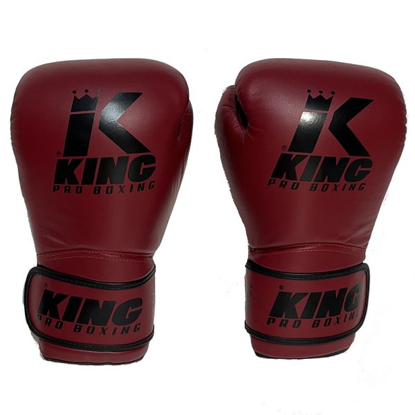 King bokshandschoenen rood