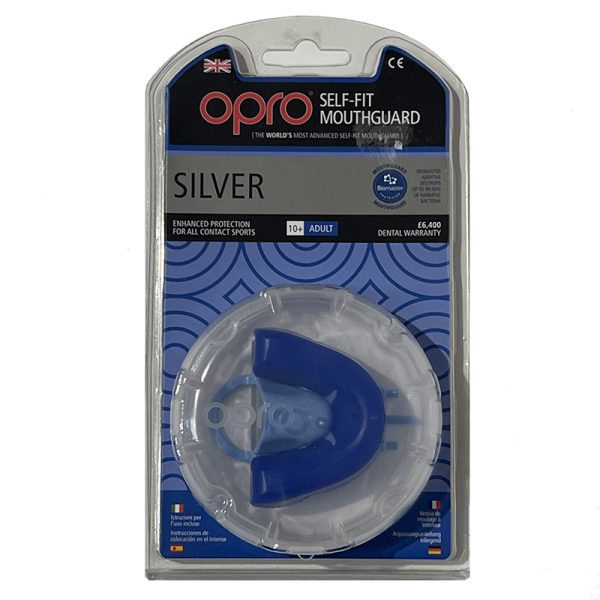 Opro Silver Mouthguard Bitje